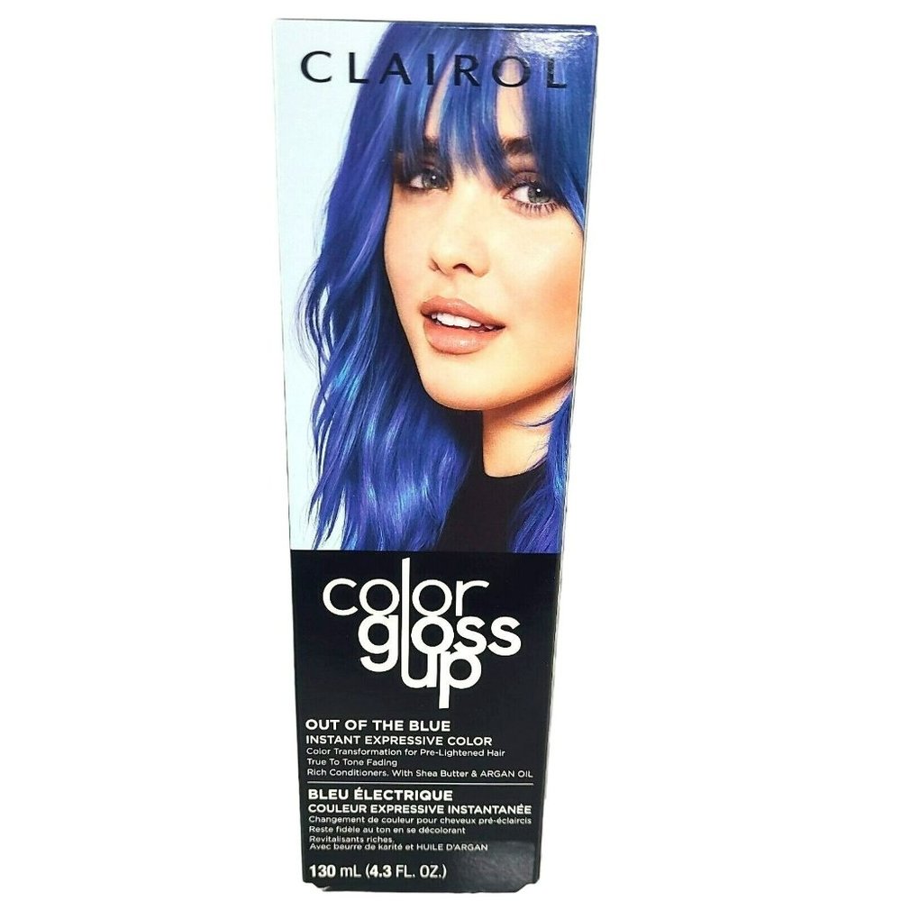 Clairol Color Gloss Up Semi-Permanent Toning Hair Color Dye, Out of the Blue - Picture 1 of 5